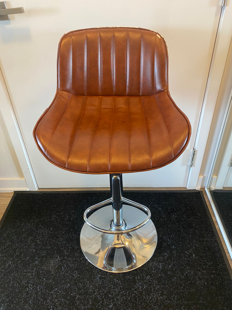 cognac bar stools thumbnail