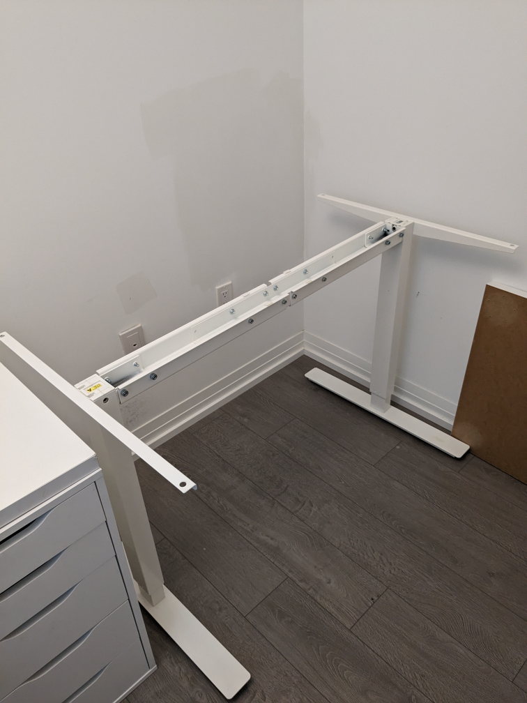 Ikea height adjustable desk underframe thumbnail