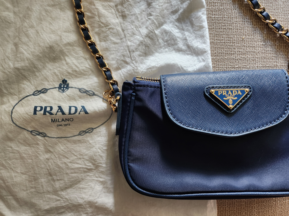 Prada Navy Blue crossbody bag thumbnail