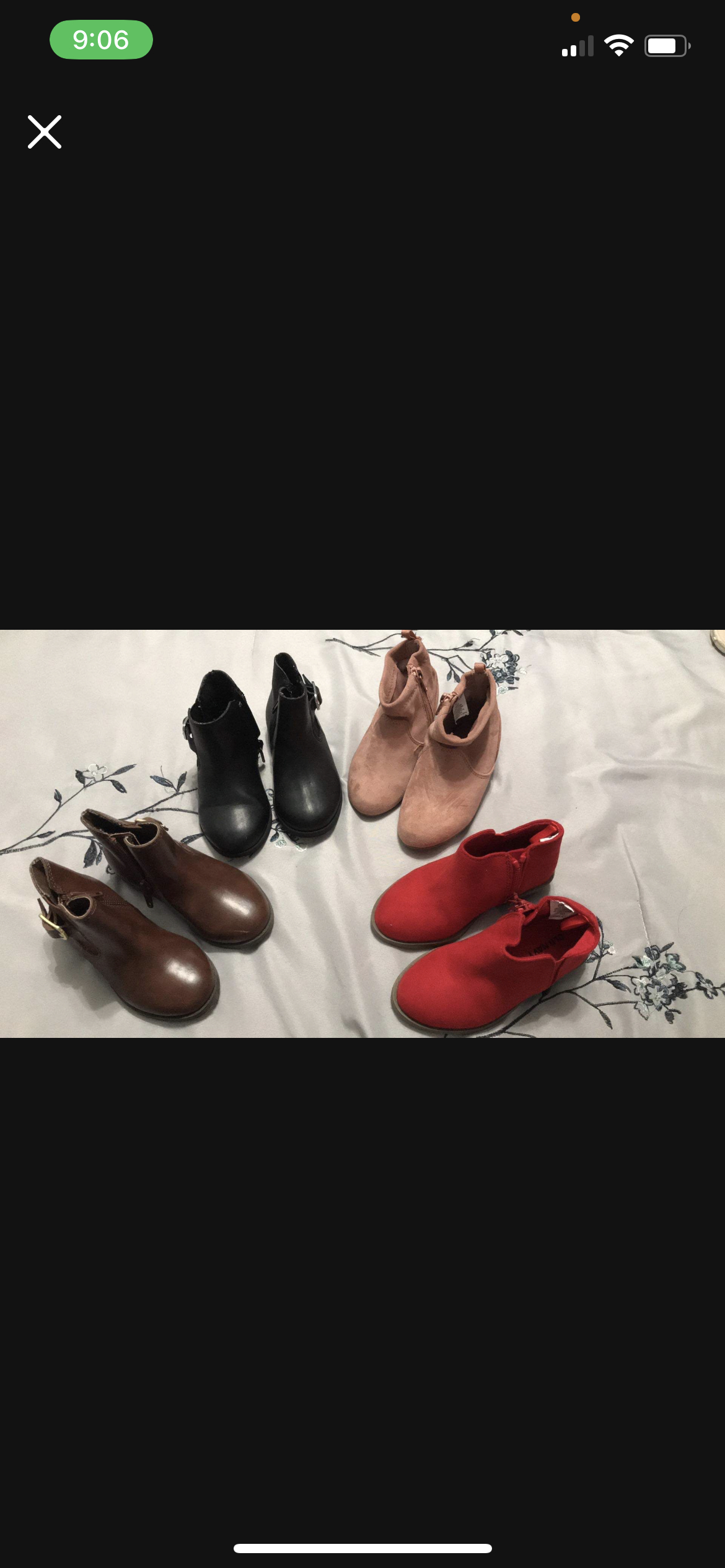 4 pairs - Ankle Boots - Toddler size 7