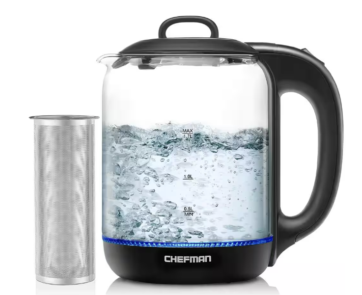 Chefman Electric Kettle with Tea Infuser