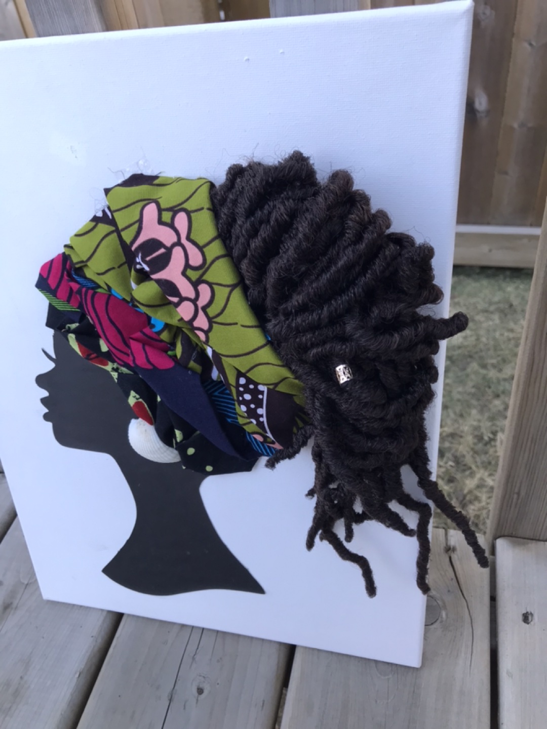 3D african wall decor