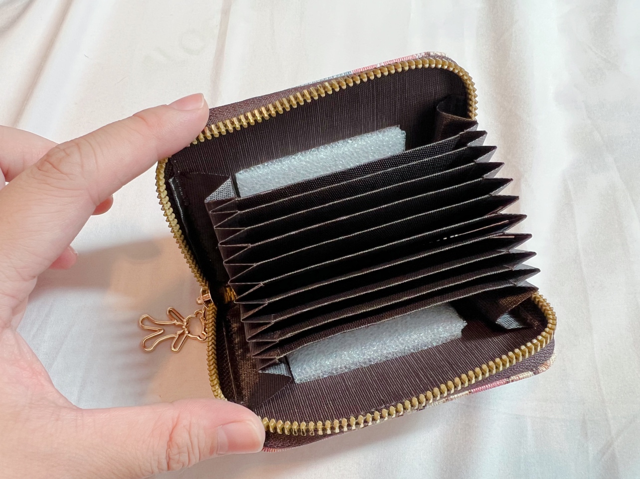 Pink Bear Card Holder Wallet NEW image indicator(4)