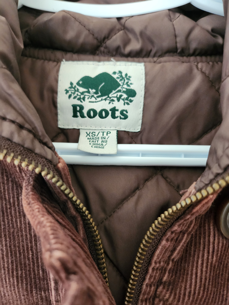 ROOTS - Brown Courduroy Jacket - Size: XS image indicator(2)