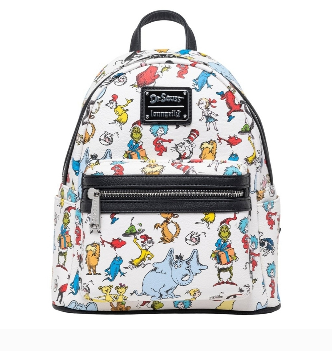 Loungefly Dr Seuss Characters Mini Backpack LTD-EDITION,NWT