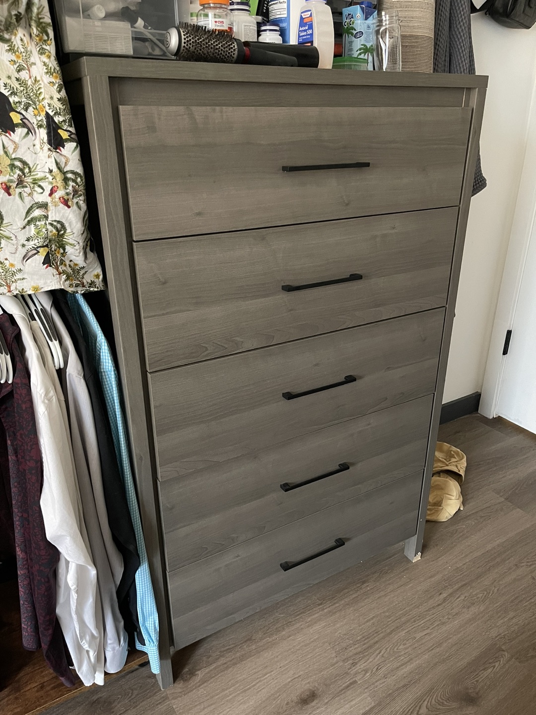 5 Drawer Dresser Tall