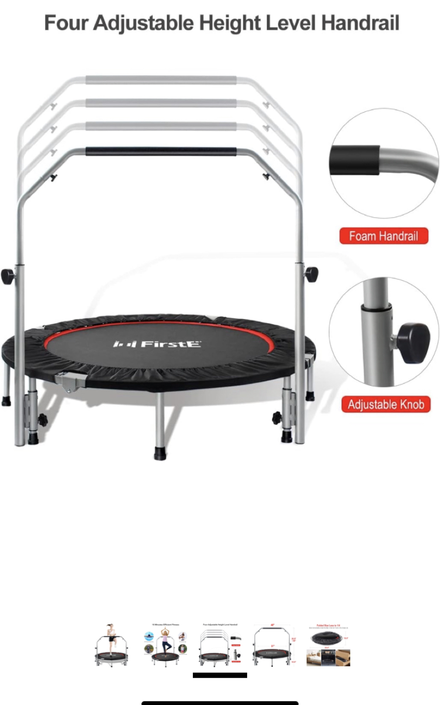 Foldable Fitness Trampoline - photo 4