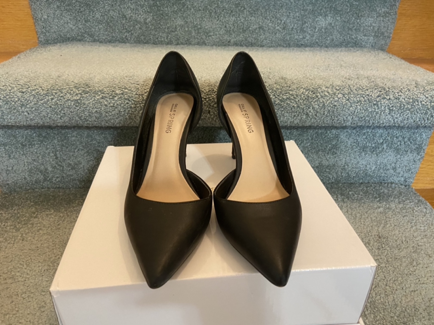 Call it Spring Black Heels image indicator(2)