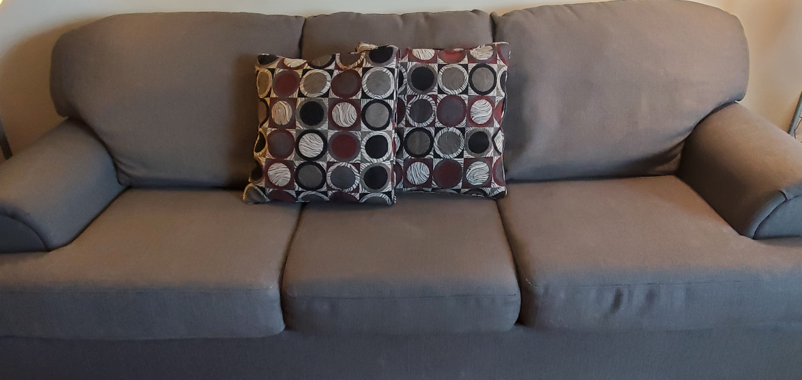 Grey Sofa - The Brick