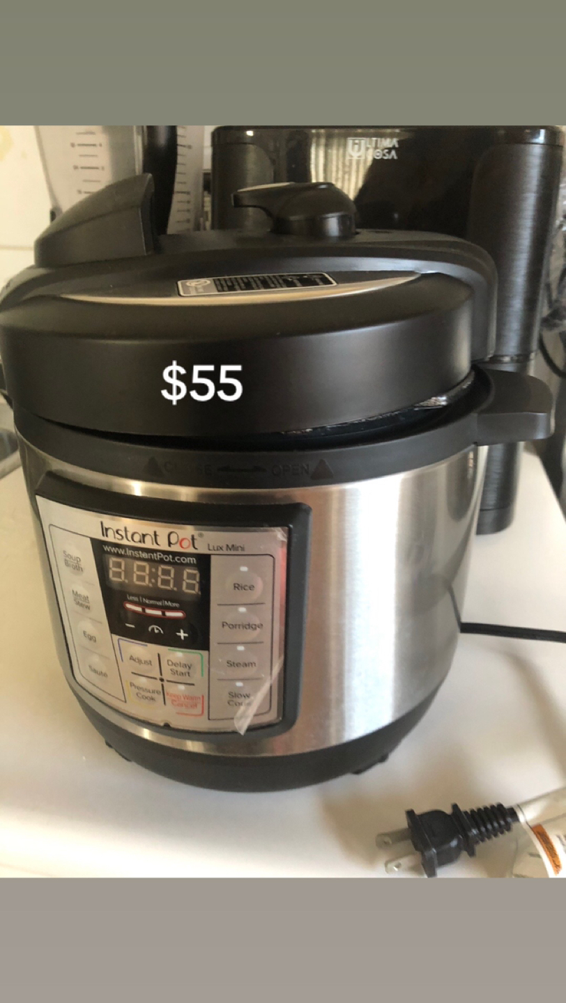 Instant Pot 6 in 1 3 quart/ Steam basket priced separately.