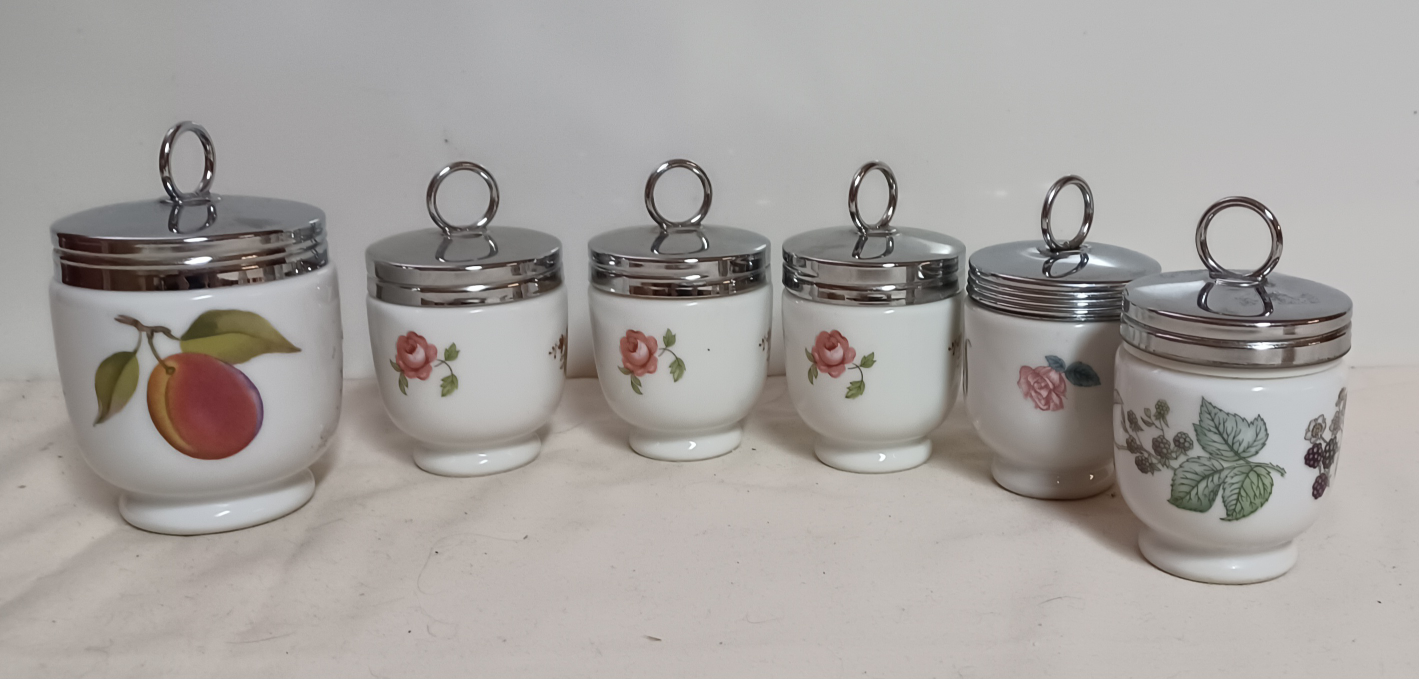 Vintage egg coddlers. See description