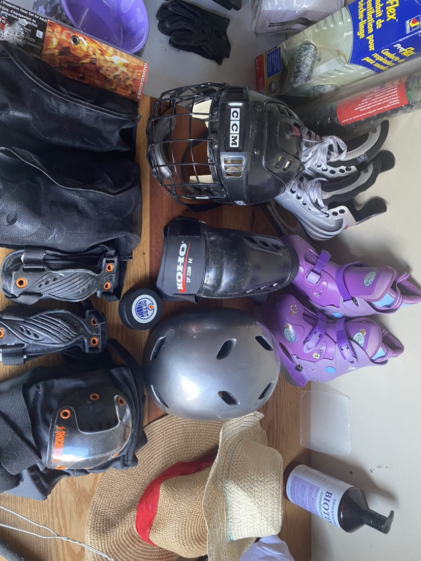Safety gear and skates