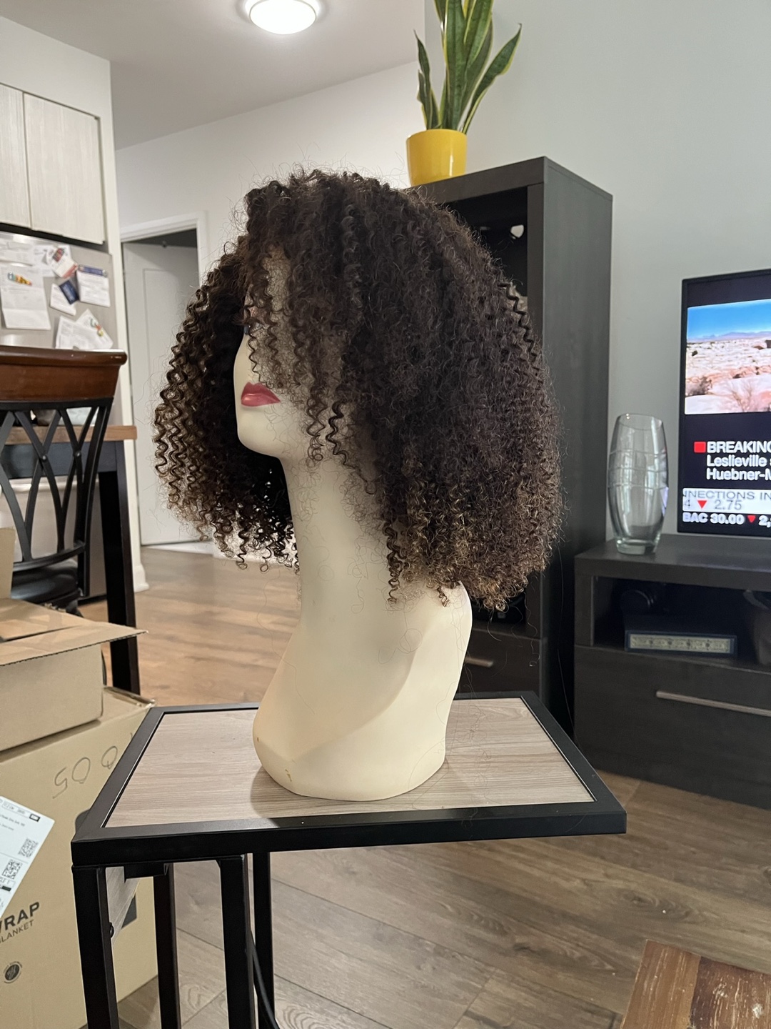 Curly Human Hair Lace Wig - photo 4