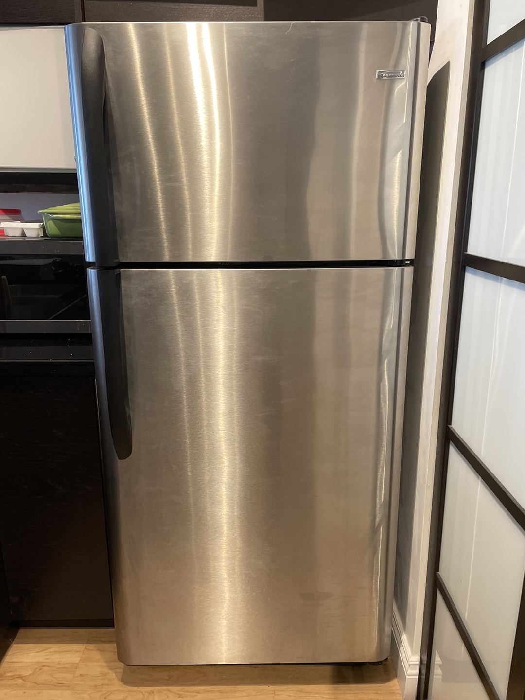 Excellent condition Condo fridge stainless steel thumbnail