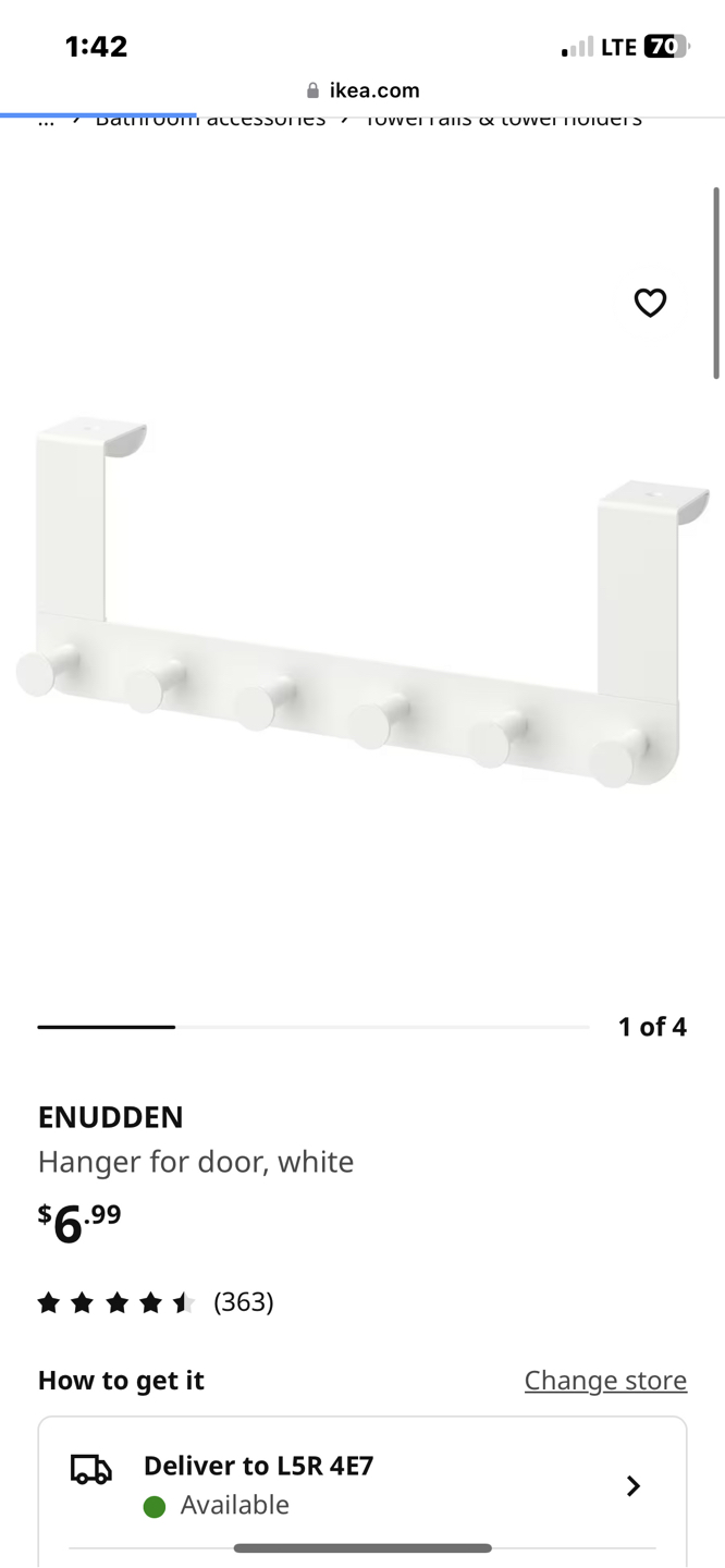 Ikea hanger for door - photo 2