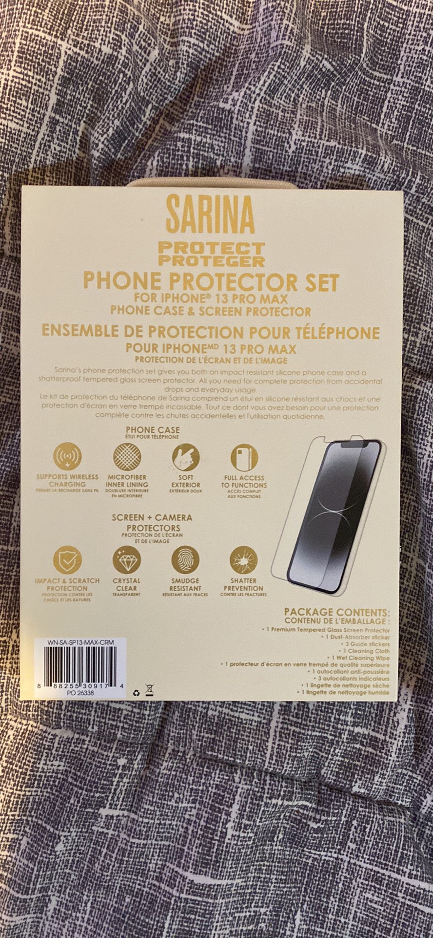 Phone Case and screen protector kit  ***Iphone 13pro max*** - photo 3