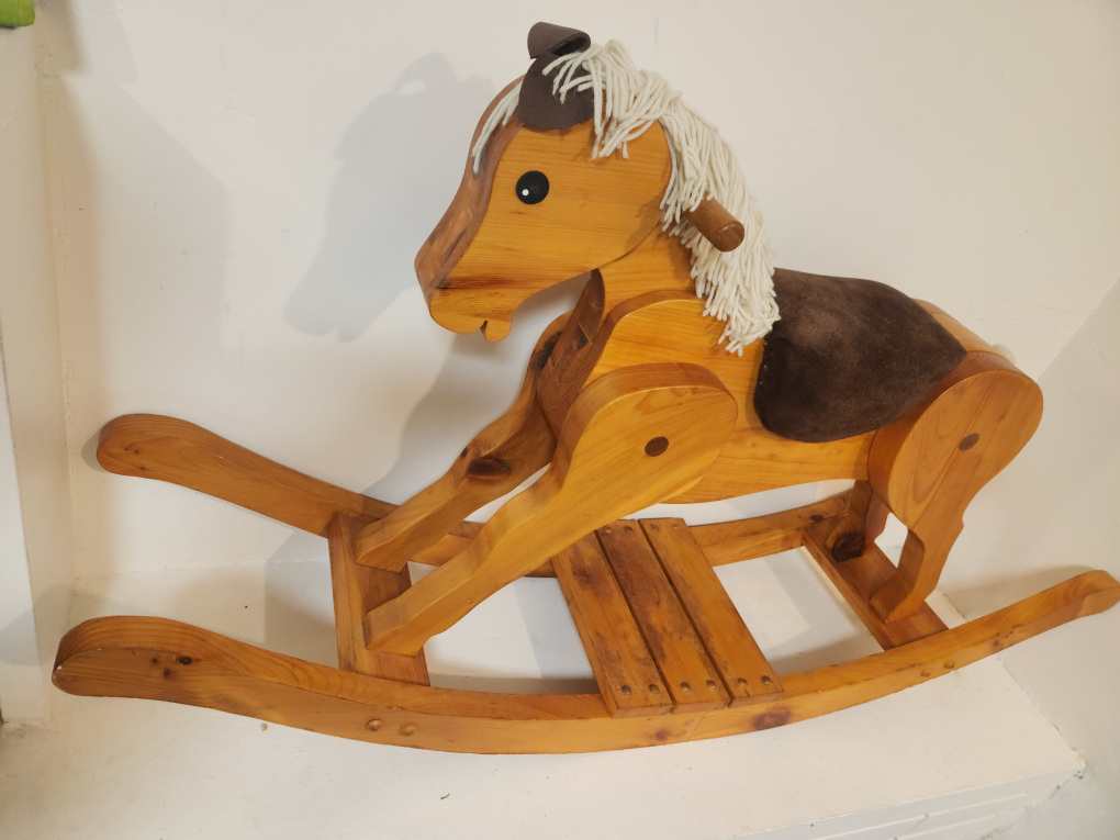 wood rocking horse thumbnail