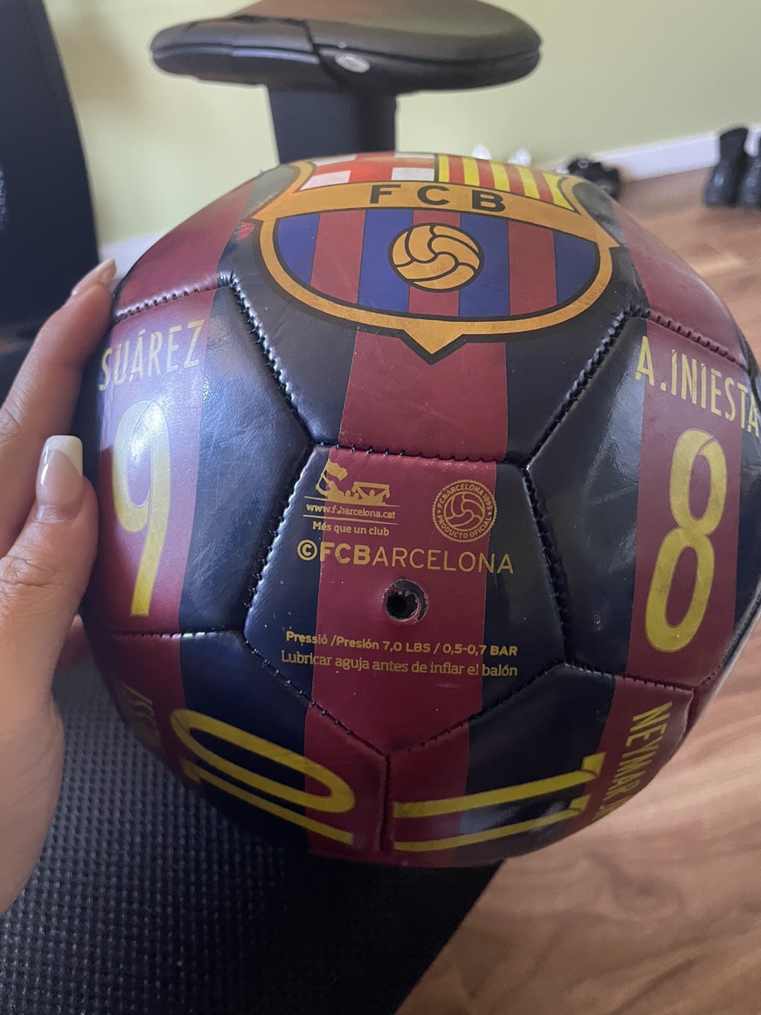 FCB soccer ball size 5 - photo 5