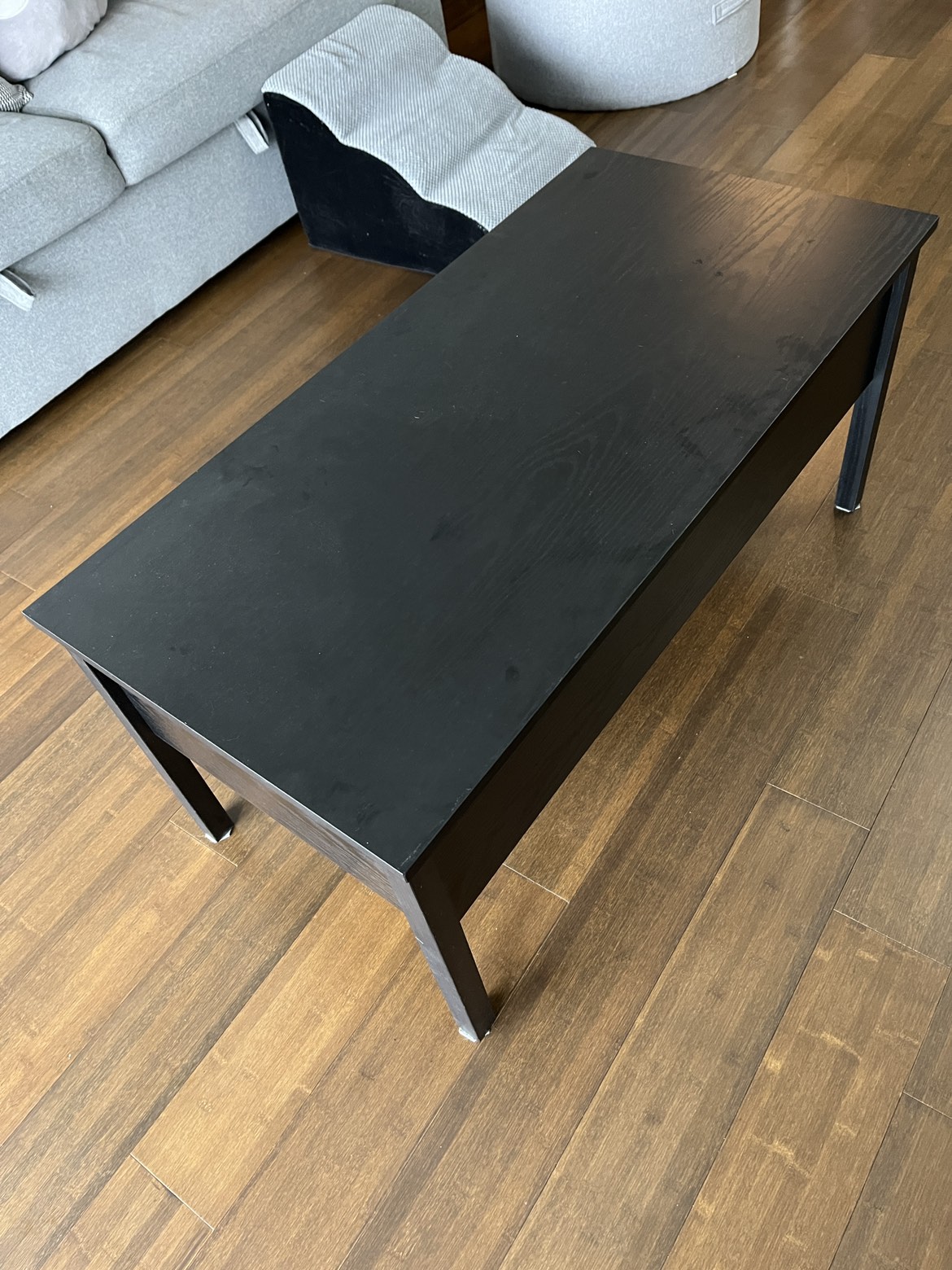 Lift top coffee table-Black - photo 4