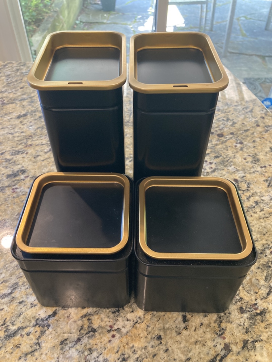 4 IKEA coffee and tea tins thumbnail