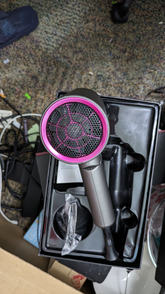 1800watts foldable portable negative ion hair dryer, NEW - photo 4