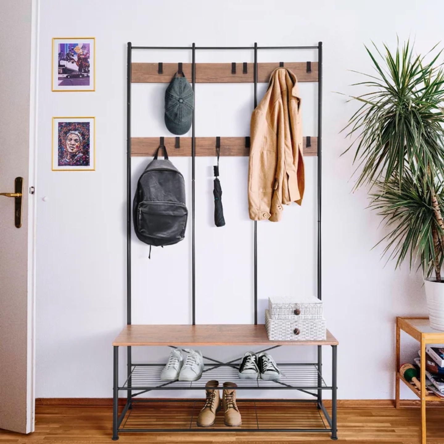 Coat + Shoe Rack 🧥👞