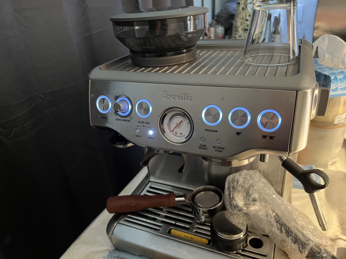 Breville Barista Espresso Machine, Stainless Steel, BES870XL