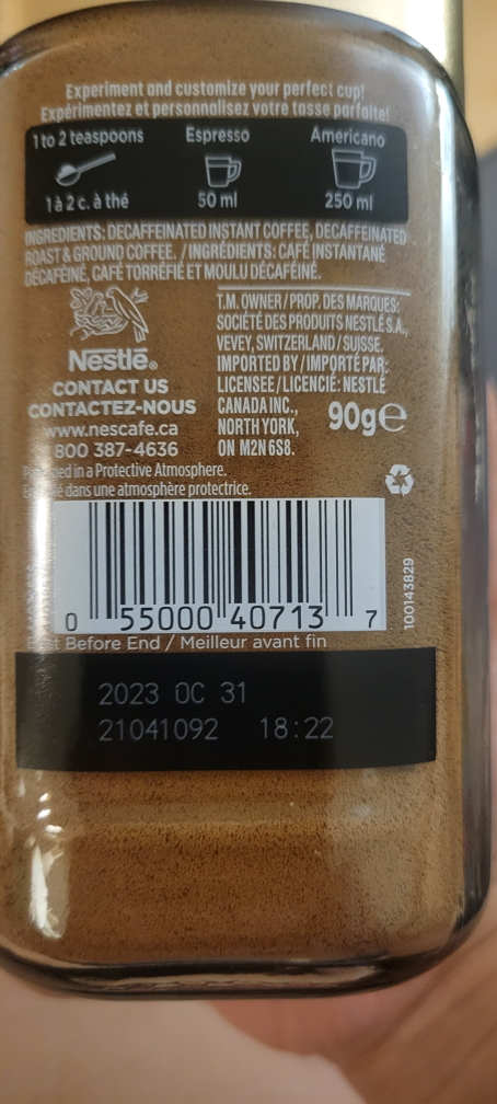 #freecycle decaf nescafe gold  coffee - photo 2