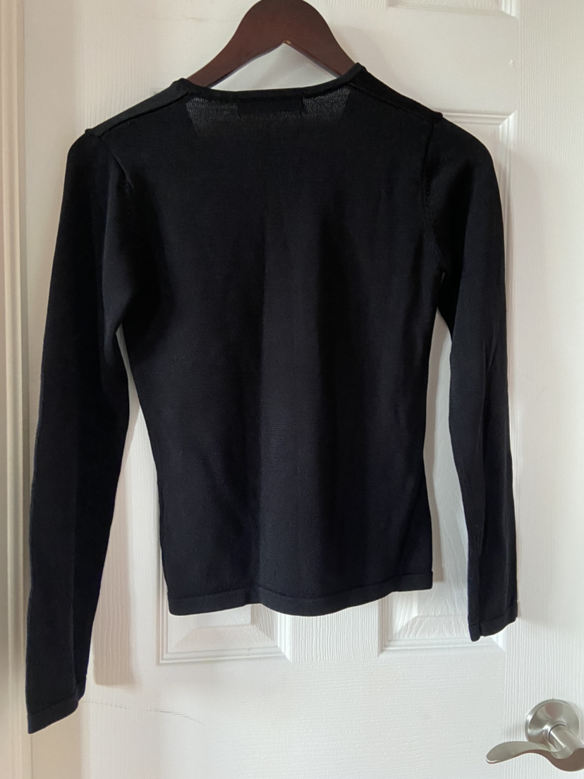 Womens Lightweight V-Neck Sweater XS - photo 3