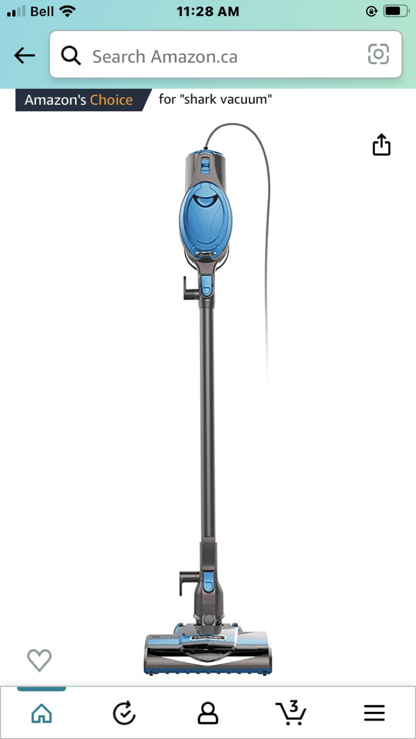 Shark vacuum (with cord) thumbnail