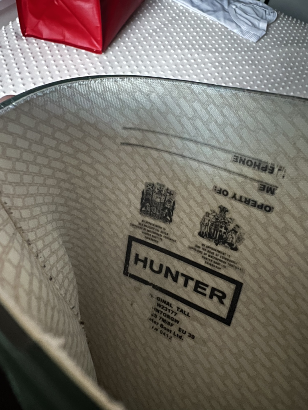 Hunter tall rain boots - photo 3