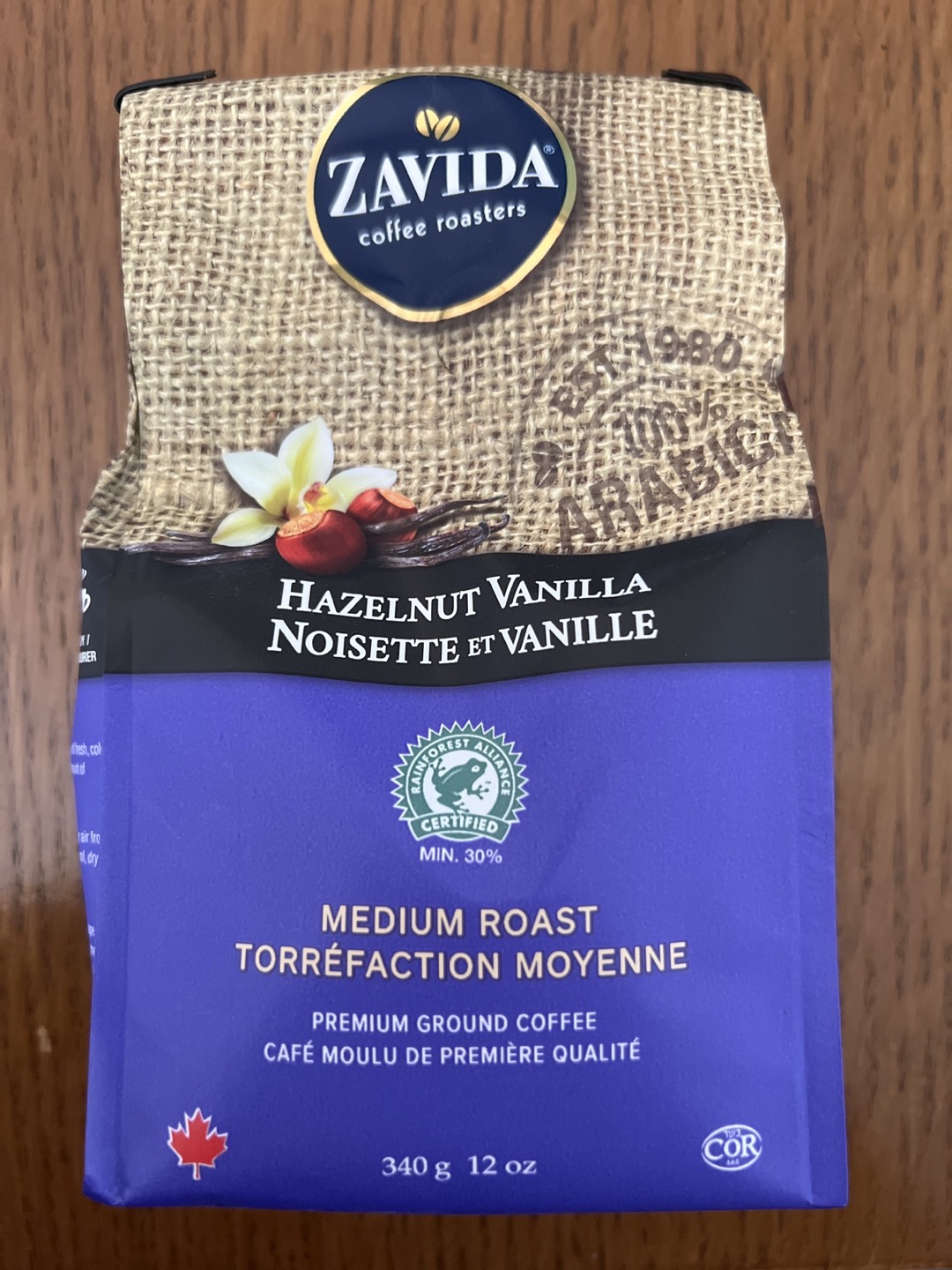 Hazelnut Vanilla Ground Coffee #freecycle thumbnail