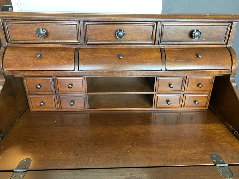 Secretary Writing Desk with Removable Hutch image indicator(8)