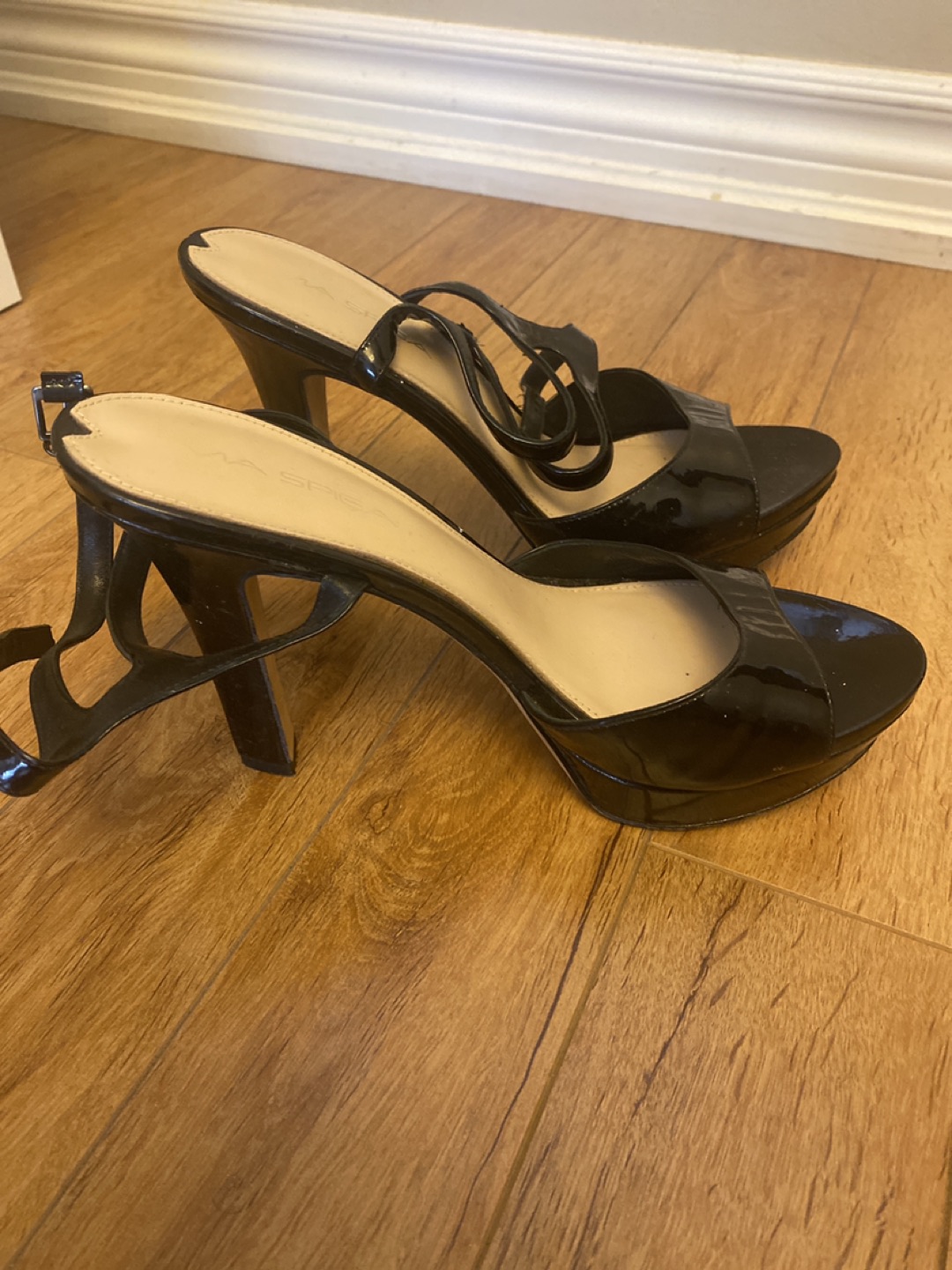 🧡Black high heels image indicator(4)