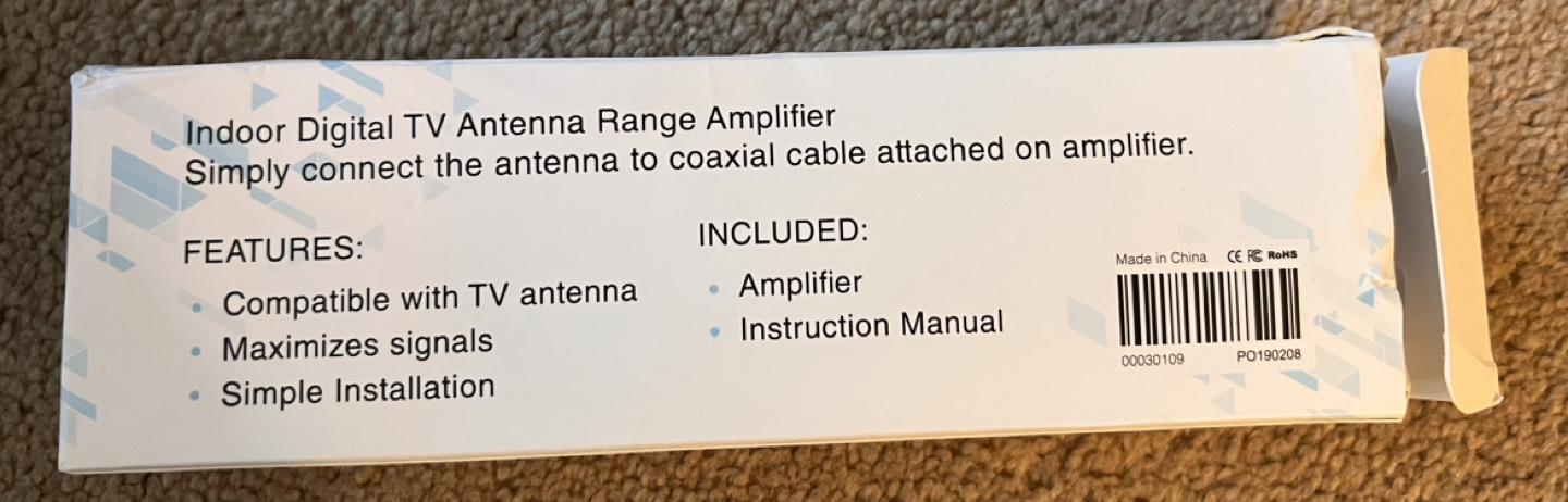 HDTV Antenna with Amplifier image indicator(4)
