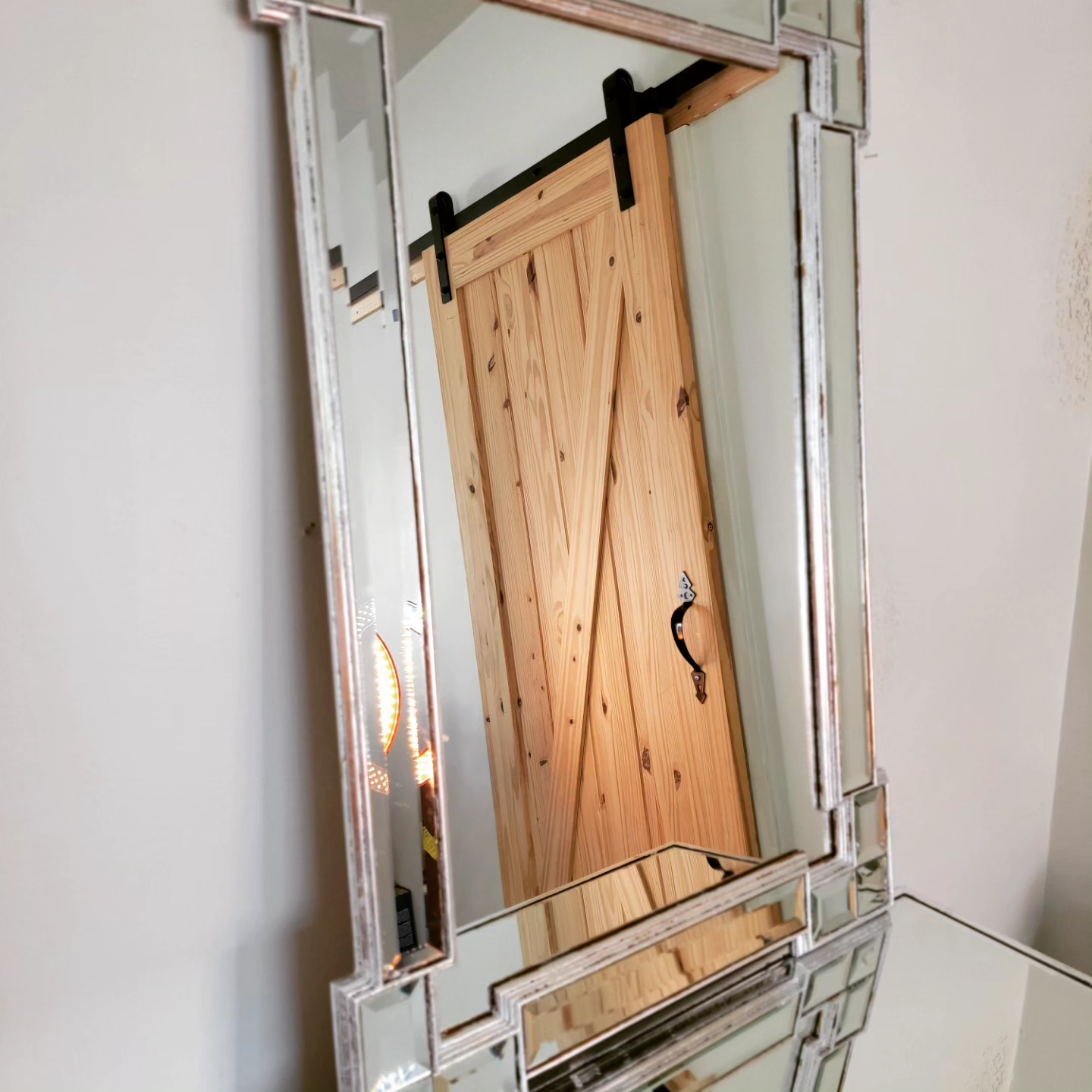 Mirrored Chest Of Drawers and Mirror Set - photo 3