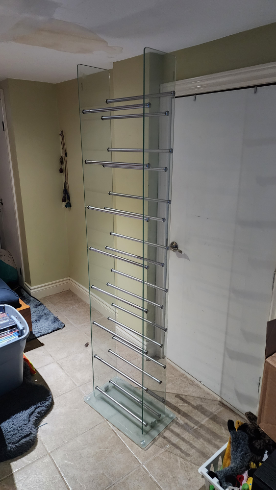 Glass Blu-Ray/Game Rack
