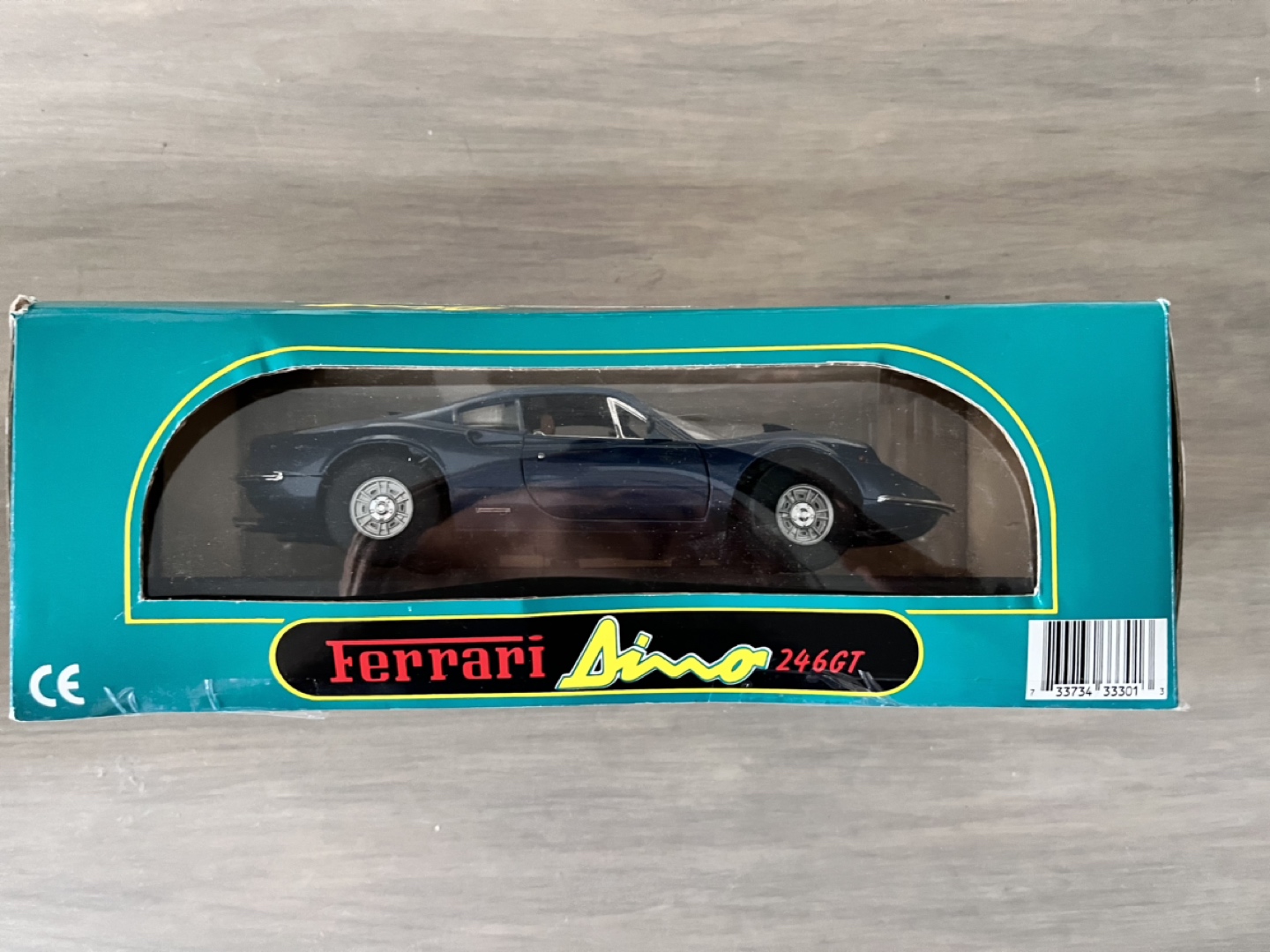 ANSON Ferrari Dino 246GT Blue Coupe 1:18 image indicator(3)