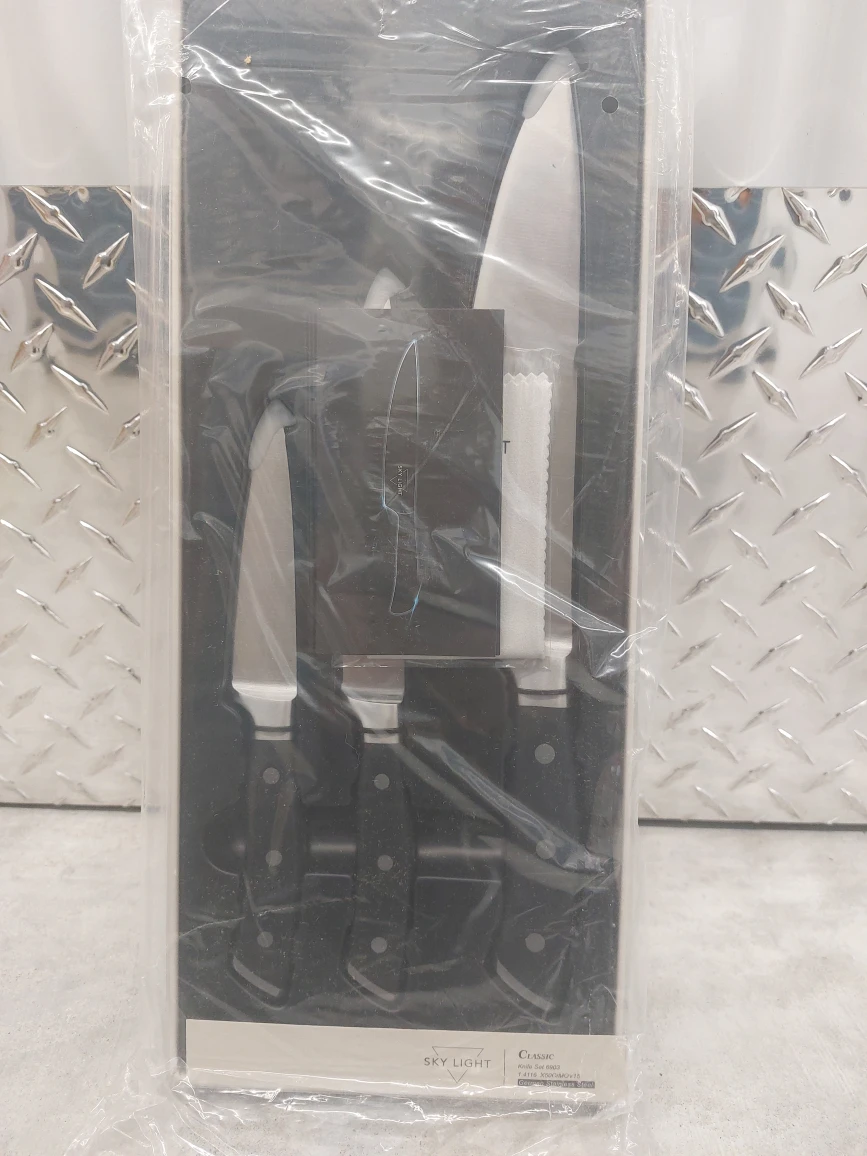 3pc German High Carbon Stainless Steel chef knife set image indicator(8)