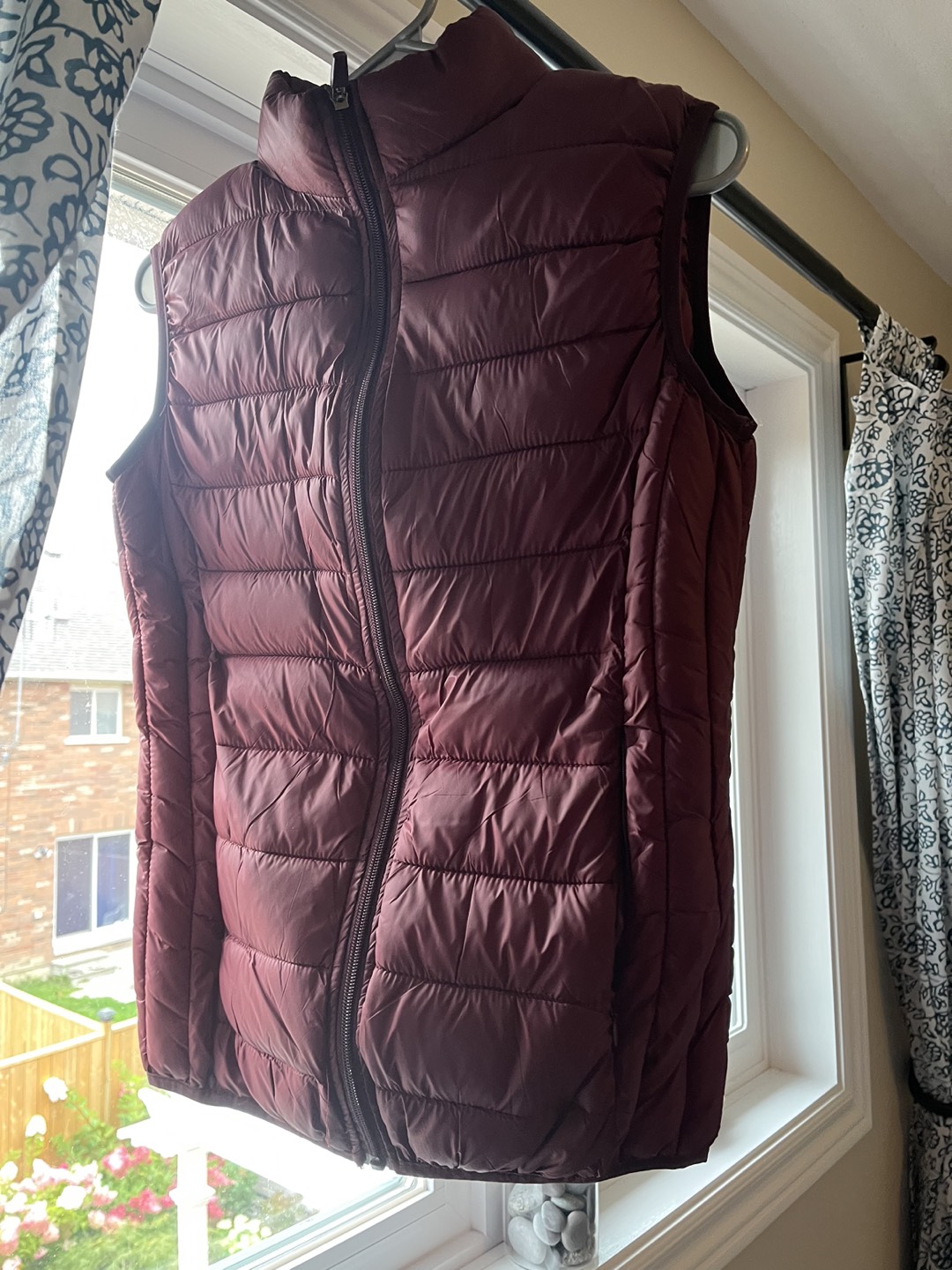 Burgundy Vest Jacket thumbnail