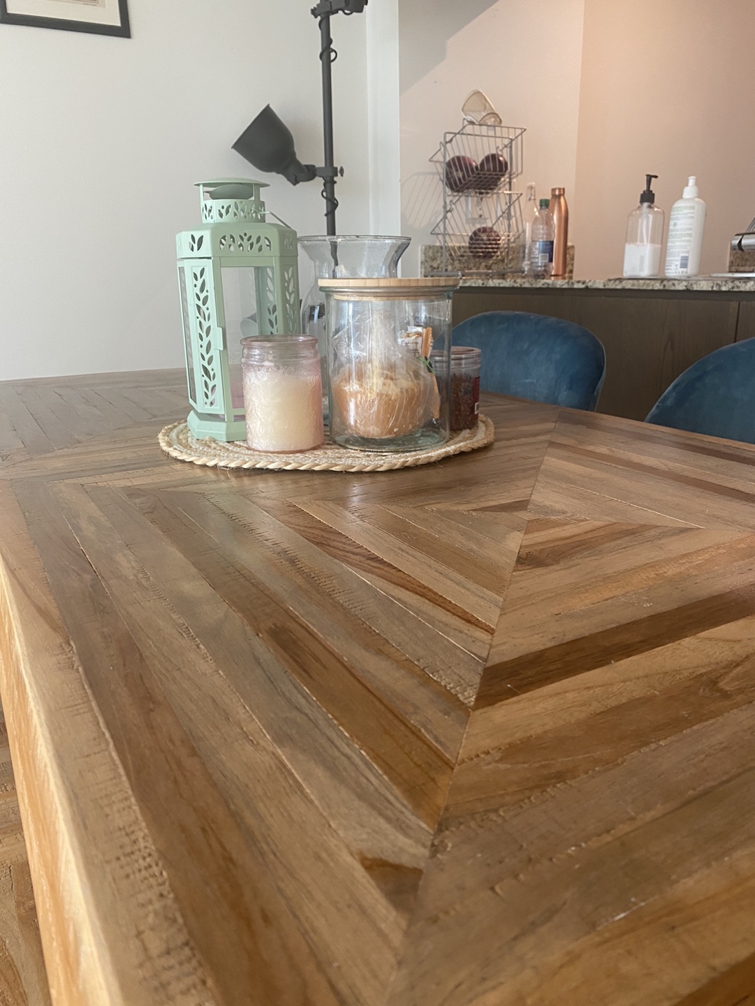 Structube Zak Recycled Teak Dining Table