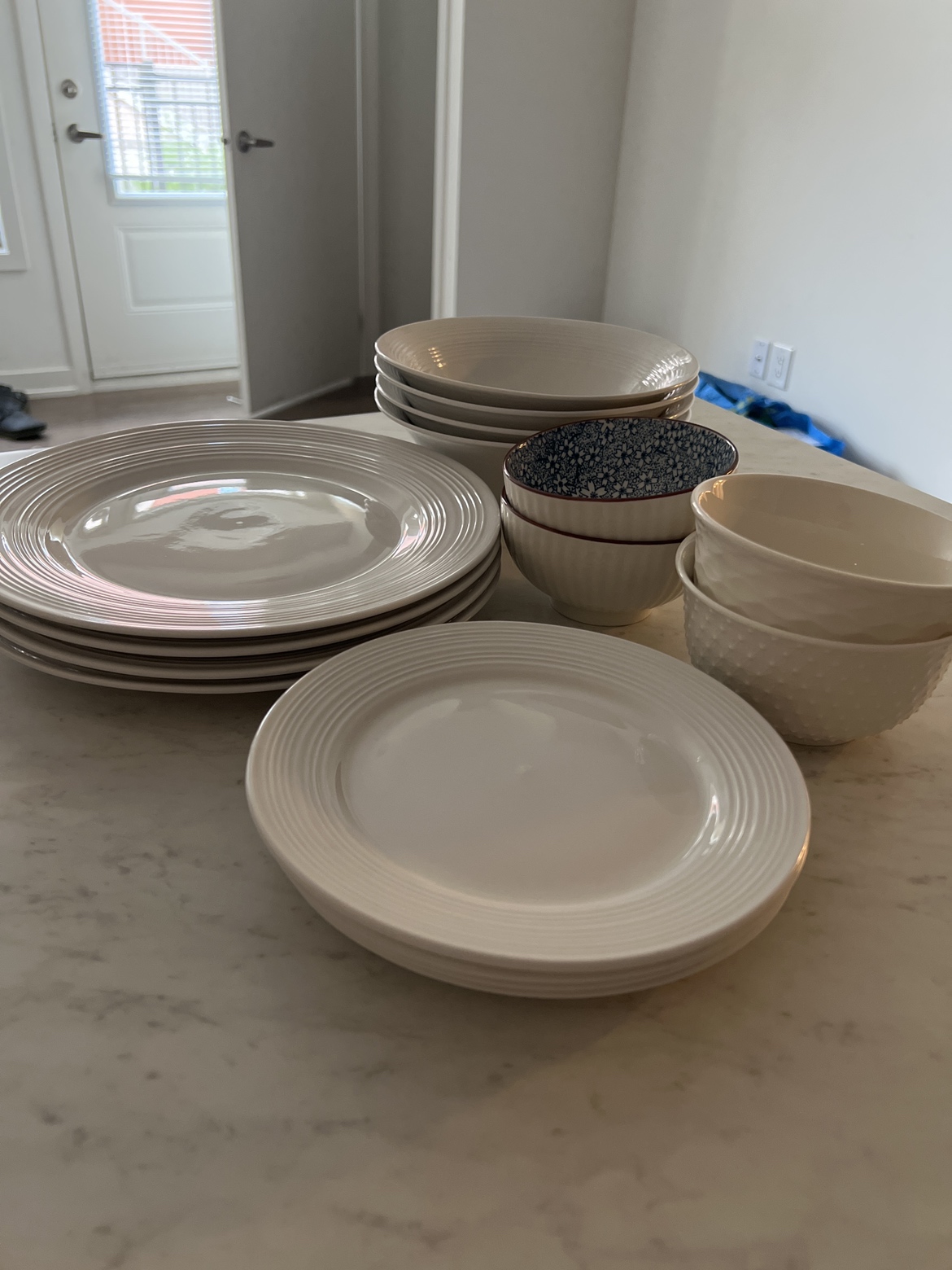 Plates and bowl