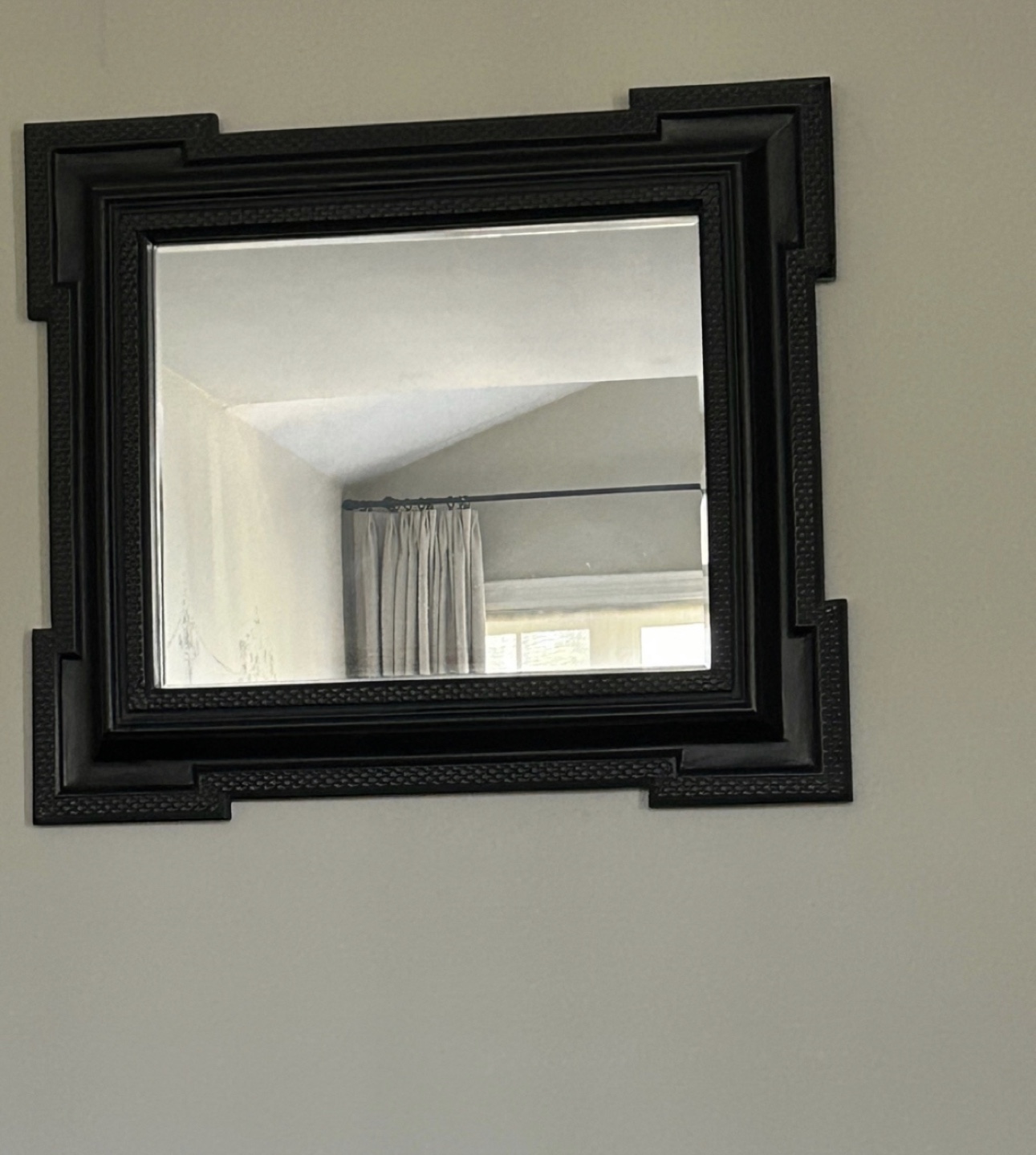 Mirror with black frame - photo 3