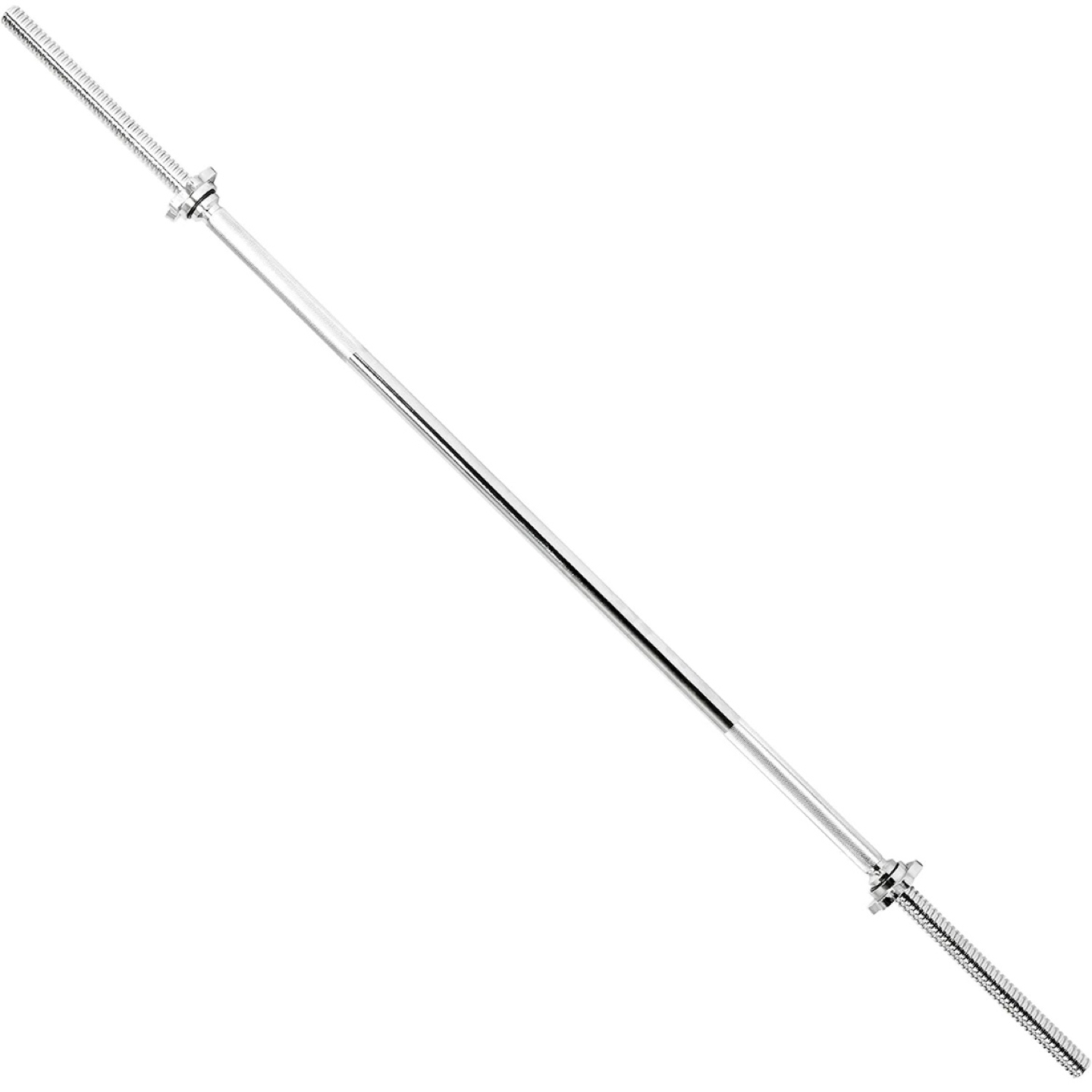 1 inch Barbell + 6 plates (10 and 25 lbs)+ squad pad + 2 clips - photo 2