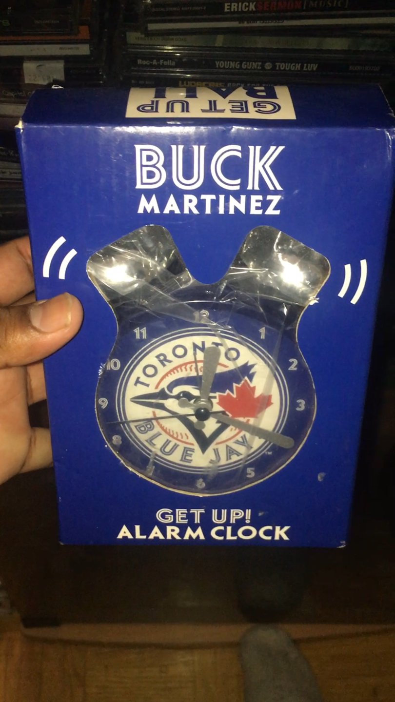 Buck Martinez Get Up Jays Clock