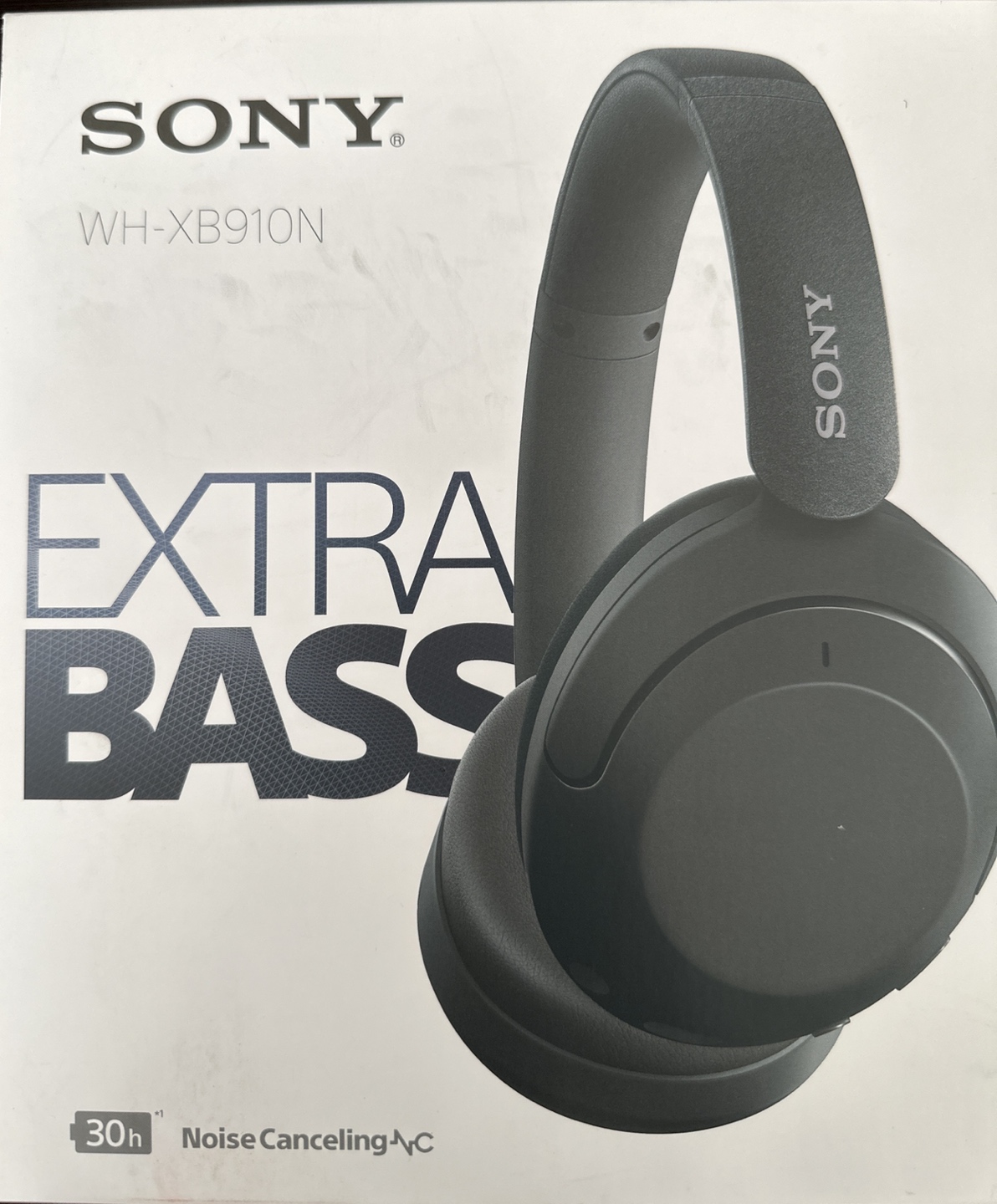 Sony extra bass wireless headphones WH-XB910N