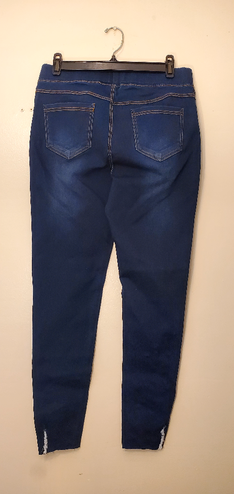 🔥NWOT JVINI Jeggings Dark Blue US Large - photo 2
