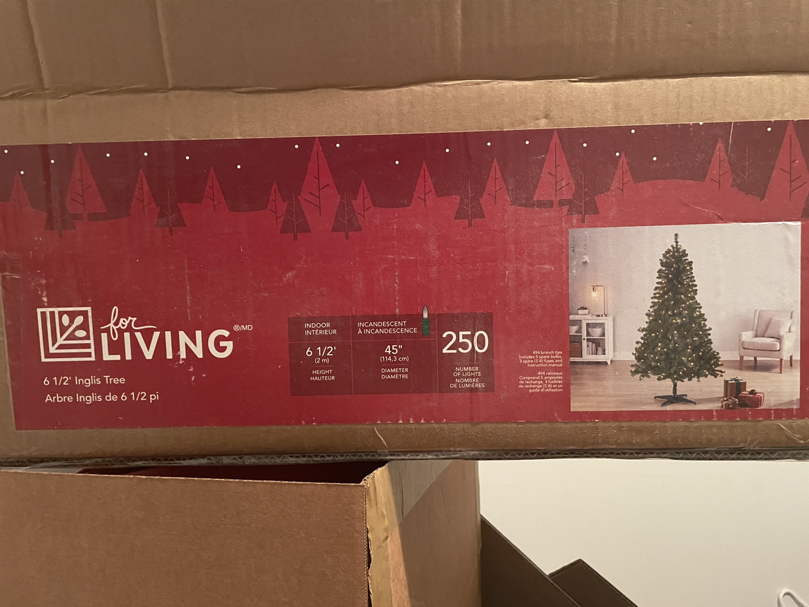 Christmas tree with decorations 6.5ft - photo 2