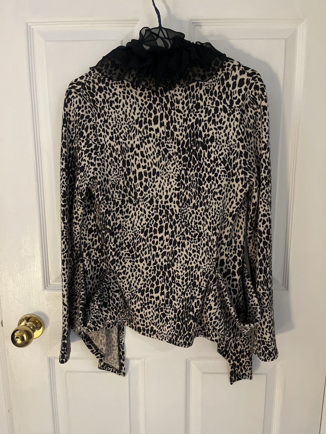 Leopard print cardigan image indicator(2)