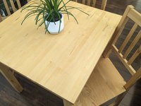 Ikea table and 3 tables thumbnail